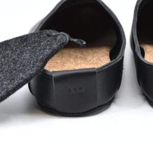 TOKU Kyoto Leather Slippers – Black