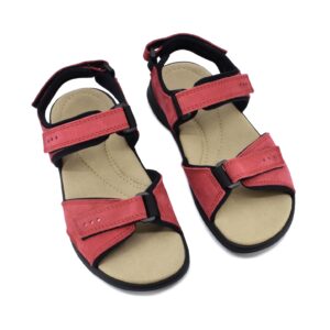 Liiva Women’s Leather Sandals – Red