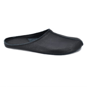 Sulbi Recycled Leather Slippers – Black