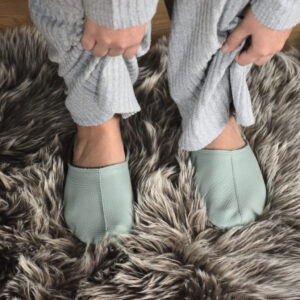 Sulbi Soft Leather Slippers – Mint