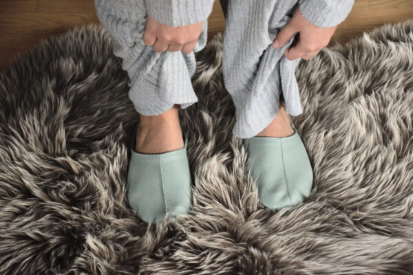 Sulbi Soft Leather Slippers – Mint