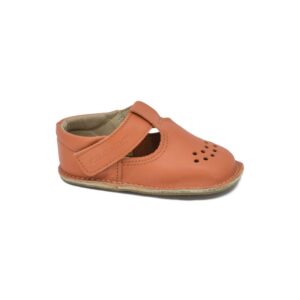 Leather Kids’ Shoes Lusti – Orange
