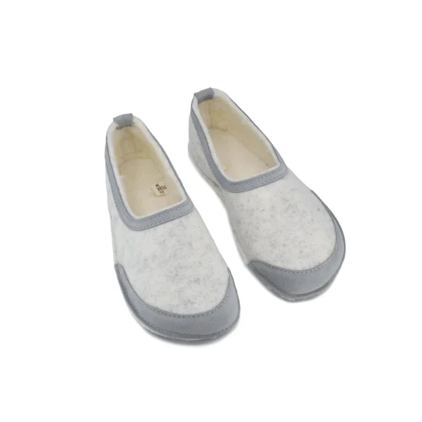 Barefoot Felt Indoor Slippers with Lambswool Lining