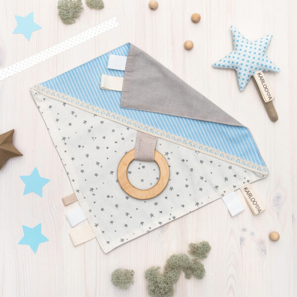 Baby Gift Set: Comfort Blanket & Magic Wand Toy