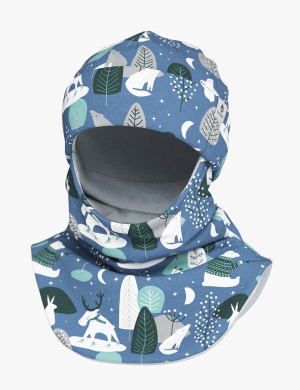 Thermal Fleece Balaclava For Kids FRODE – Winter Animals