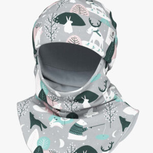Thermal Fleece Balaclava For Kids FRODE - Winter Animals
