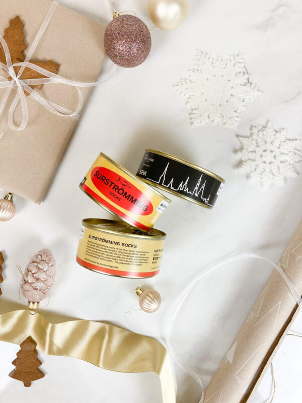 Socks in a Tin Can Gift Set – For Women and Men (3 pairs)