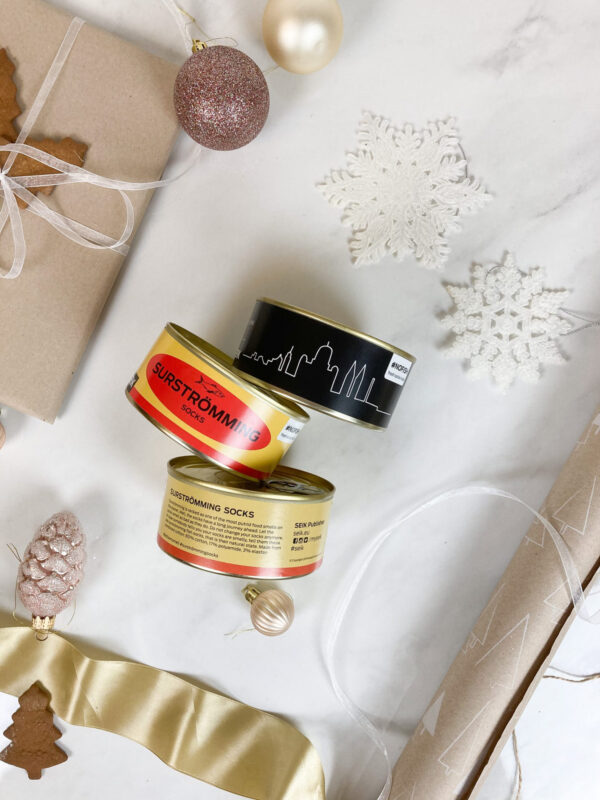 Socks in a Tin Can Gift Set – For Women and Men (3 pairs)