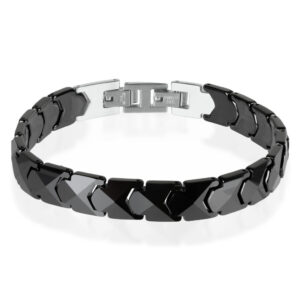 Leono Black Ceramic Bracelet for Men
