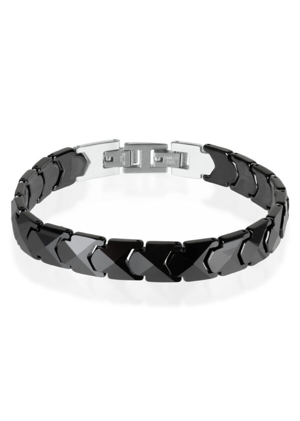 Leono Black Ceramic Bracelet for Men