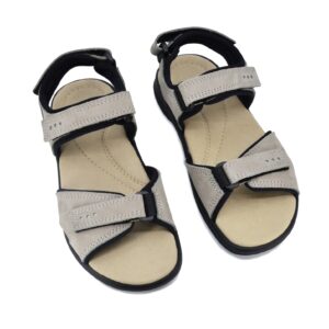 Liiva Women’s Leather Sandals – Grey