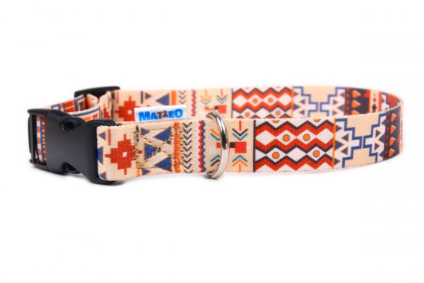 Quick-Release Dog Collar – Boho, 10–50 mm