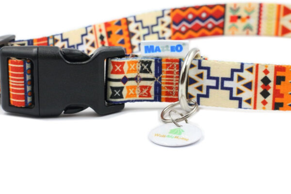 Quick-Release Dog Collar – Boho, 10–50 mm
