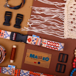 Quick-Release Dog Collar – Boho, 10–50 mm