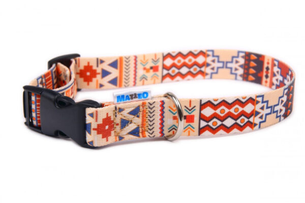 Quick-Release Dog Collar – Boho, 10–50 mm