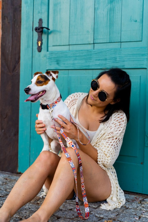 Quick-Release Dog Collar – Boho, 10–50 mm