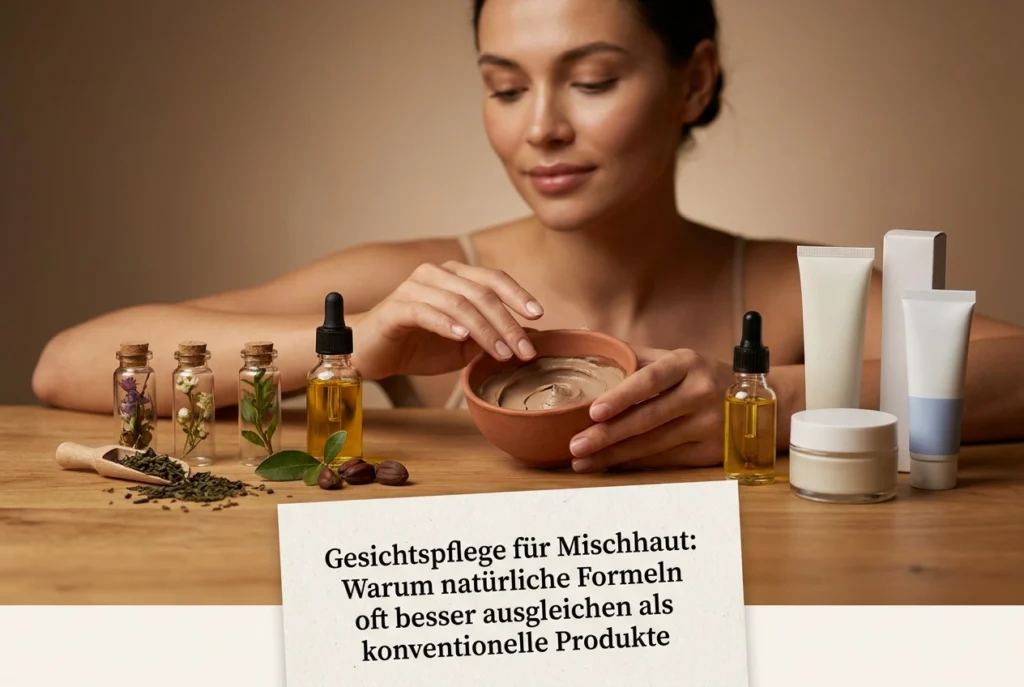 Professional header image for industry analysis: Gesichtspflege für Mischhaut: Warum natürliche Formeln of...