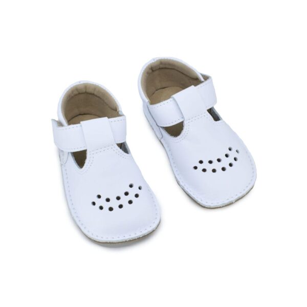 Leather Kids’ Shoes Lusti – White