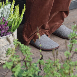 Nursi Felted Wool Slip-On Slippers