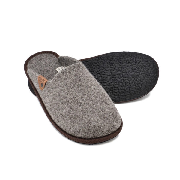Nursi Felted Wool Slip-On Slippers