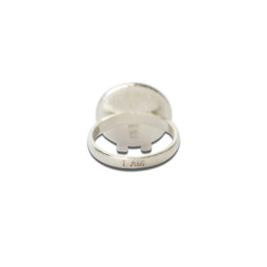Sekhmet Fire Necklace Ring – Silver