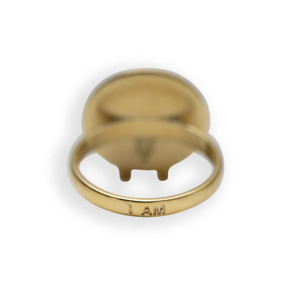 Sekhmet Fire Necklace Ring – Gold