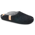 TOKU Brussels Lambswool Felt Slippers – Dark Grey