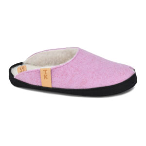 TOKU Brussels Slippers with Lambswool Lining – Light Pink