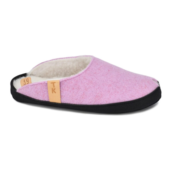 TOKU Brussels Slippers with Lambswool Lining – Light Pink