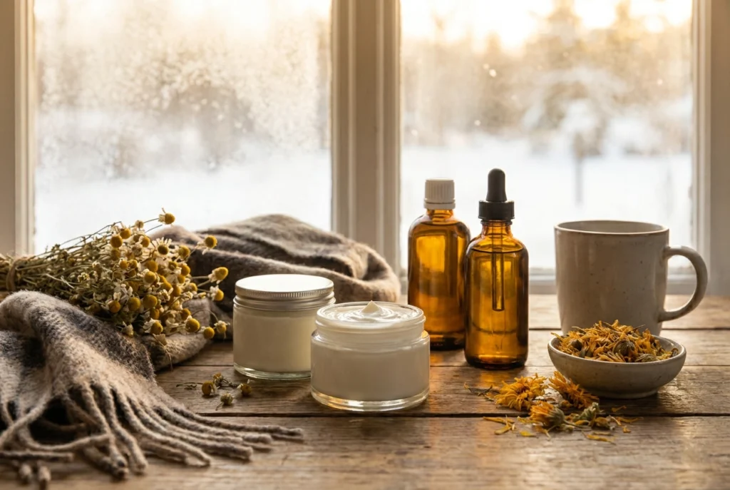 Professional header image for educational tutorial: Naha uuendamine talvel: miks külm ilm nõuab teistsugust l...