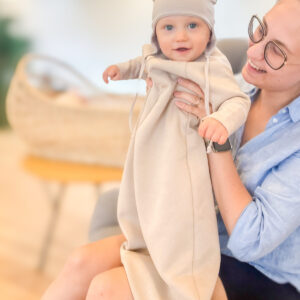 Baby Sleeping Bag 1.0 TOG – Beige, 6–24 Months