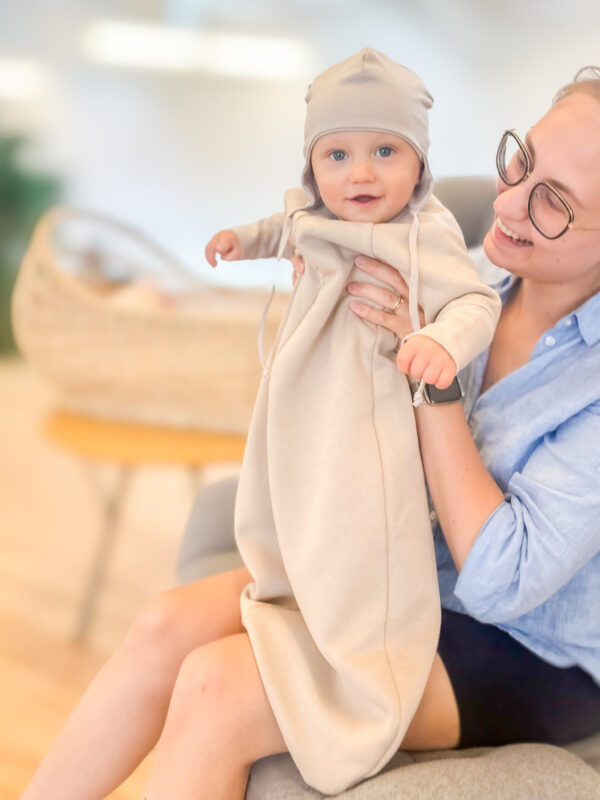 Baby Sleeping Bag 1.0 TOG – Beige, 6–24 Months
