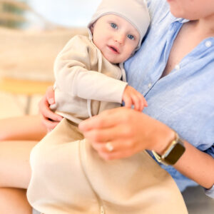 Baby Sleeping Bag 1.0 TOG – Beige, 6–24 Months