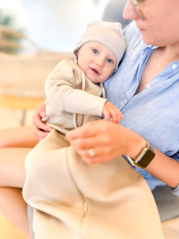 Baby Sleeping Bag 1.0 TOG – Beige, 6–24 Months