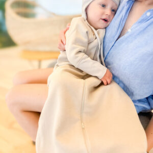 Baby Sleeping Bag 1.0 TOG – Beige, 6–24 Months