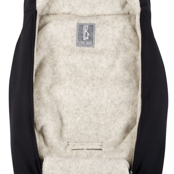 Baby Winter Footmuff – Black, One Size
