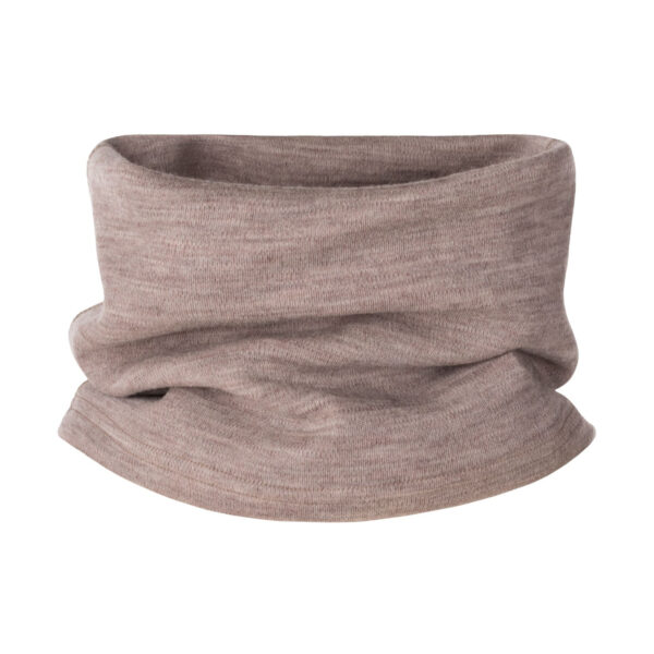 Merino Wool Tube Scarf – Beige