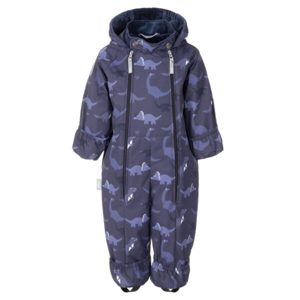 Blue Dinosaur Print Spring/Autumn Overall