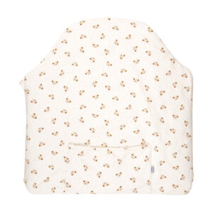 Bow Baby Sleeping Bag & Blanket – Beige / White, 0–6 Months