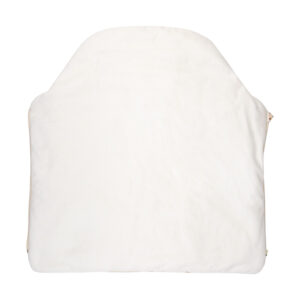 Bow Baby Sleeping Bag & Blanket – Beige / White, 0–6 Months