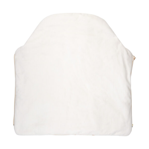 Bow Baby Sleeping Bag & Blanket – Beige / White, 0–6 Months