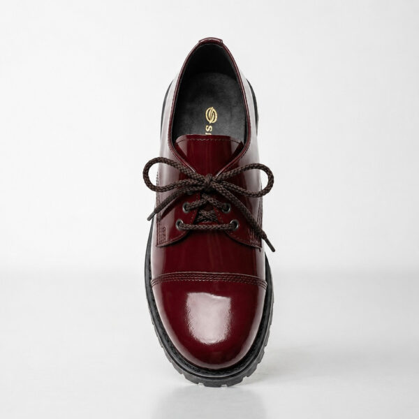 Burgundy Widgets – Patent Leather
