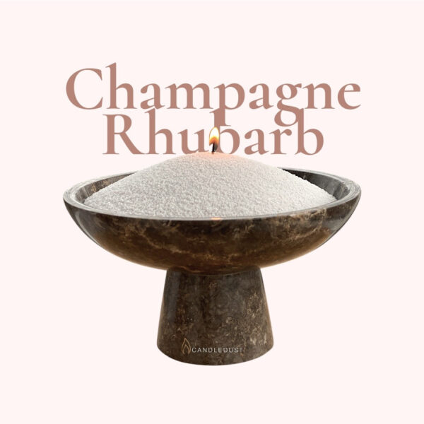 Champagne Rhubarb Scented Candle Sand Refill, 1kg
