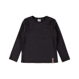 Children’s Merino Wool Top – Dark Grey