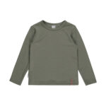 Children’s Merino Wool Top – Khaki / Green