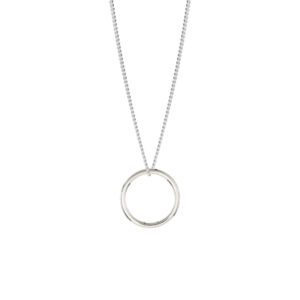 Circle Necklace – Sterling Silver
