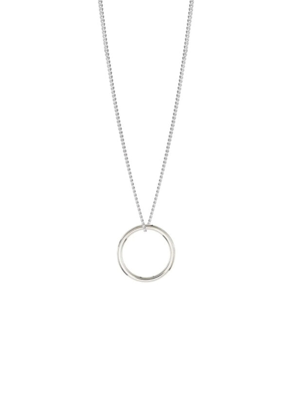Circle Necklace – Sterling Silver