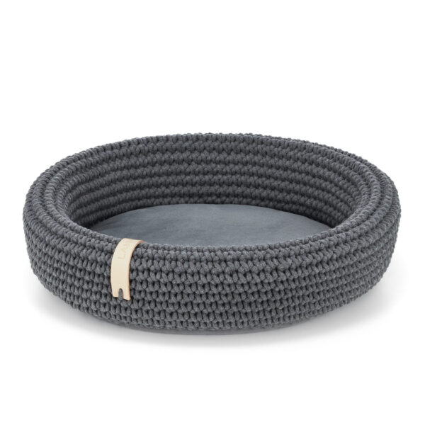 Coco Cotton Rope Cat & Dog Basket – Anthracite