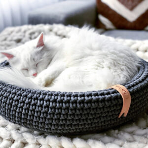 Coco Cotton Rope Cat & Dog Basket – Anthracite