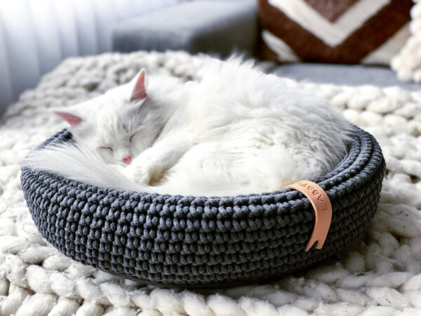 Coco Cotton Rope Cat & Dog Basket – Anthracite